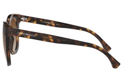 Okulary przeciwsłoneczne Emporio Armani EA4125 508913 Kwadratowe Havana