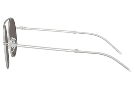Okulary przeciwsłoneczne Emporio Armani EA2078 30456G Okrągłe Srebrne