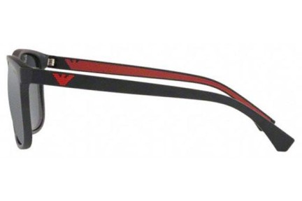 Okulary przeciwsłoneczne Emporio Armani EA4129 50016G Kwadratowe Czarne