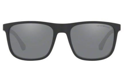 Okulary przeciwsłoneczne Emporio Armani EA4129 50016G Kwadratowe Czarne