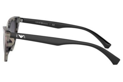 Okulary przeciwsłoneczne Emporio Armani EA4136 57968G Kocie oczy Havana