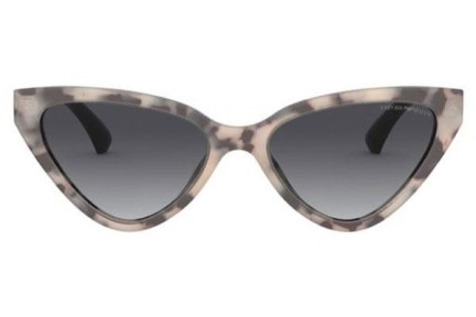 Okulary przeciwsłoneczne Emporio Armani EA4136 57968G Kocie oczy Havana