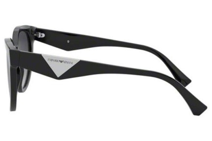 Okulary przeciwsłoneczne Emporio Armani EA4140 50018G Kwadratowe Czarne