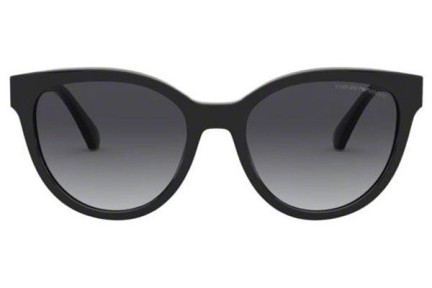Okulary przeciwsłoneczne Emporio Armani EA4140 50018G Kwadratowe Czarne