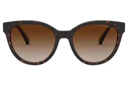 Okulary przeciwsłoneczne Emporio Armani EA4140 508913 Kwadratowe Havana