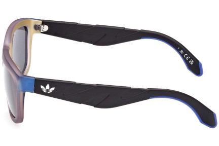 Okulary przeciwsłoneczne Adidas Originals OR0094 83A Kwadratowe Niebieskie