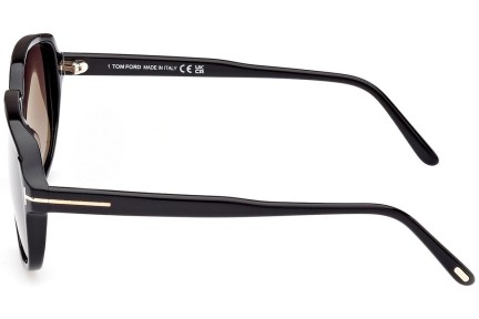 Okulary przeciwsłoneczne Tom Ford FT1024 01B Kwadratowe Czarne