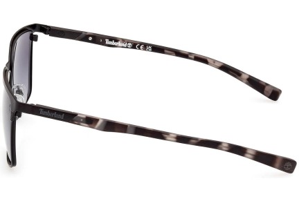 Okulary przeciwsłoneczne Timberland TB9314 02D Polarized Kwadratowe Czarne