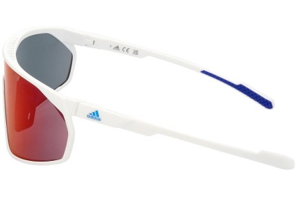 Okulary przeciwsłoneczne Adidas Sport SP0074 21Z Pojedyncze | Shield Białe