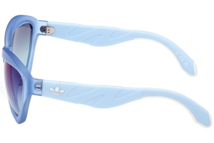 Okulary przeciwsłoneczne Adidas Originals OR0095 26X Kocie oczy Niebieskie