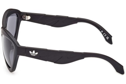 Okulary przeciwsłoneczne Adidas Originals OR0095 02A Kocie oczy Czarne