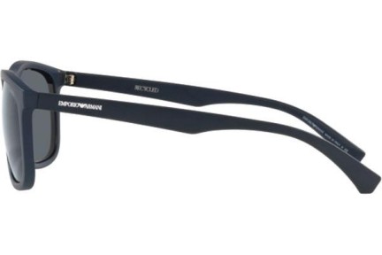 Okulary przeciwsłoneczne Emporio Armani EA4158 587125 Kwadratowe Niebieskie