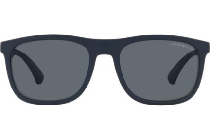Okulary przeciwsłoneczne Emporio Armani EA4158 587125 Kwadratowe Niebieskie