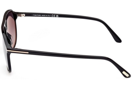Okulary przeciwsłoneczne Tom Ford FT1026 01B Pilotki (Aviator) Czarne