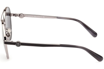 Okulary przeciwsłoneczne Moncler ML0263 14A Pilotki (Aviator) Srebrne