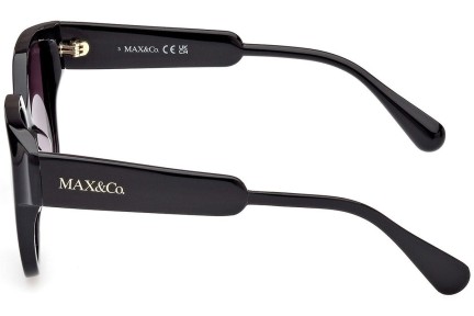 Okulary przeciwsłoneczne Max&Co. MO0075 01B Kwadratowe Czarne