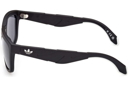 Okulary przeciwsłoneczne Adidas Originals OR0094 02A Kwadratowe Czarne