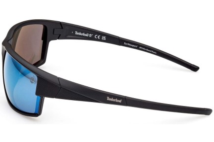 Слънчеви очила Timberland TB9308 02D Polarized Правоъгълни Черна