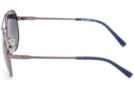 Okulary przeciwsłoneczne Timberland TB9317 12D Polarized Pilotki (Aviator) Szare