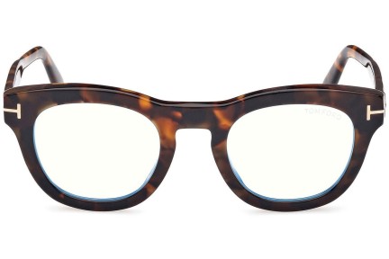 Okulary korekcyjne Tom Ford FT5873-B 052 Okrągłe Havana