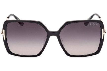 Zonnebril Tom Ford FT1039 01B Vierkant Zwart