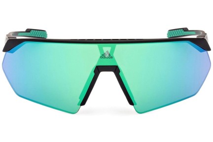 Okulary przeciwsłoneczne Adidas Sport SP0076 02Q Pojedyncze | Shield Czarne