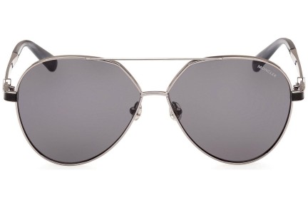 Okulary przeciwsłoneczne Moncler ML0263 14A Pilotki (Aviator) Srebrne