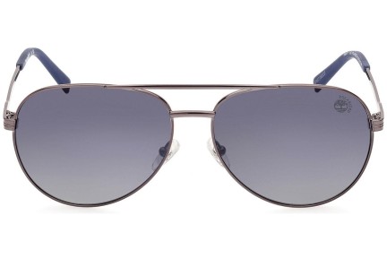 Okulary przeciwsłoneczne Timberland TB9317 12D Polarized Pilotki (Aviator) Szare