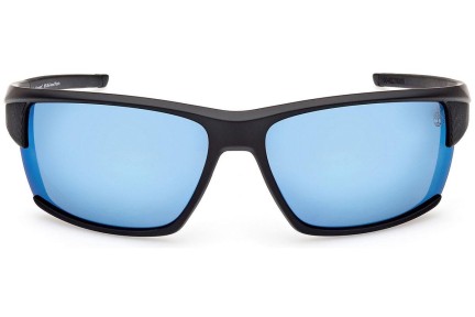 Слънчеви очила Timberland TB9308 02D Polarized Правоъгълни Черна