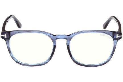 Okulary korekcyjne Tom Ford FT5868-B 092 Kwadratowe Niebieskie