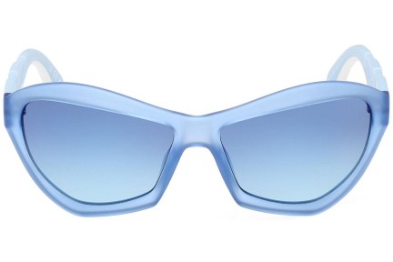 Okulary przeciwsłoneczne Adidas Originals OR0095 26X Kocie oczy Niebieskie