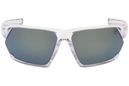 Okulary przeciwsłoneczne Timberland TB9309 26R Polarized Prostokątne Przezroczyste