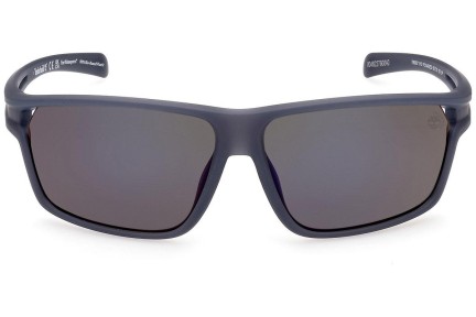 Слънчеви очила Timberland TB9307 91D Polarized Правоъгълни Сива