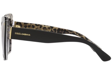 Okulary przeciwsłoneczne Dolce & Gabbana DG4348 32998G Kocie oczy Czarne