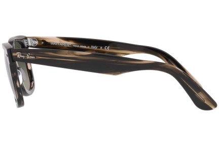 Okulary przeciwsłoneczne Ray-Ban Wayfarer RB2140 136071 Kwadratowe Szare