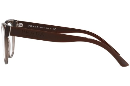 Okulary korekcyjne Prada PR05WV 05M1O1 Kocie oczy Szare