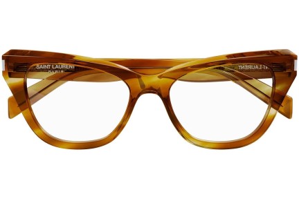 Okulary korekcyjne Saint Laurent SL472 003 Kocie oczy Havana
