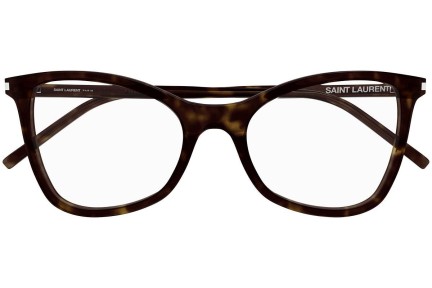 Okulary korekcyjne Saint Laurent SL478 JERRY 002 Kocie oczy Havana