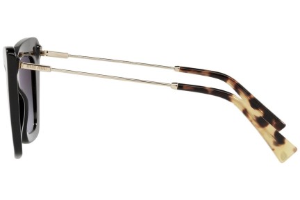 Okulary przeciwsłoneczne Miu Miu MU01WS 1AB5D1 Kocie oczy Czarne