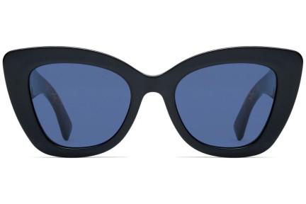 Okulary przeciwsłoneczne Fendi FF0327/S 807/KU Polarized Kocie oczy Czarne