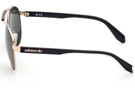 Okulary przeciwsłoneczne Adidas Originals OR0063 28N Pilotki (Aviator) Złote