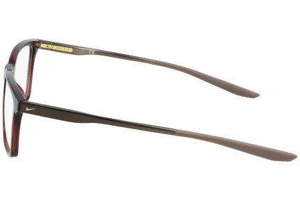 Okulary korekcyjne Nike 7286 201 Kwadratowe Brązowe