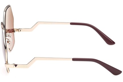Okulary przeciwsłoneczne Guess GU7815 71T Oversize Złote