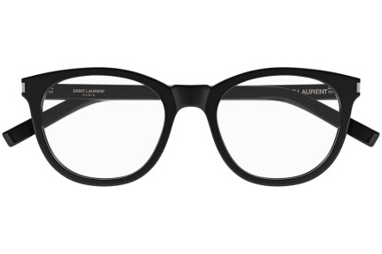 Okulary korekcyjne Saint Laurent SL471 001 Okrągłe Czarne