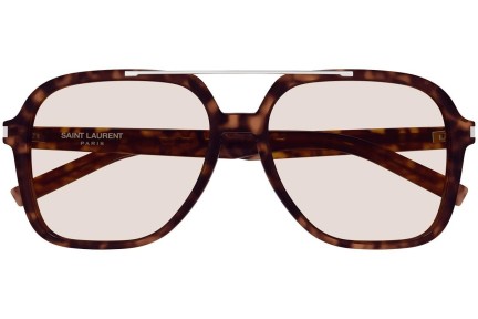 Okulary przeciwsłoneczne Saint Laurent SL545 003 Kwadratowe Havana