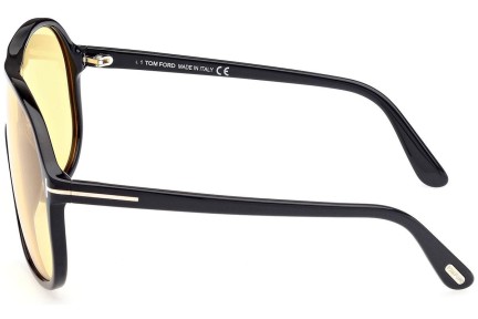 Okulary przeciwsłoneczne Tom Ford FT0964 01E Pojedyncze | Shield Czarne