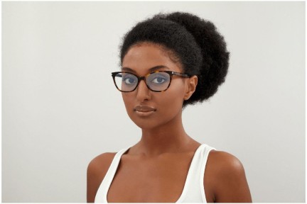 Okulary korekcyjne Saint Laurent SL287 SLIM 003 Kocie oczy Havana