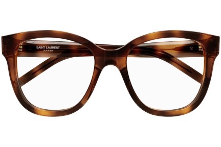 Okulary korekcyjne Saint Laurent SLM97 003 Kwadratowe Havana