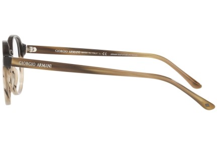 Okulary korekcyjne Giorgio Armani AR7004 5912 Okrągłe Brązowe