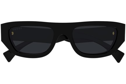 Okulary przeciwsłoneczne Gucci GG1134S 002 Prostokątne Czarne